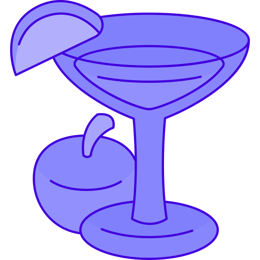 Appletini Generic Thin Outline Color icon