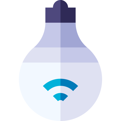 luz inteligente icono gratis