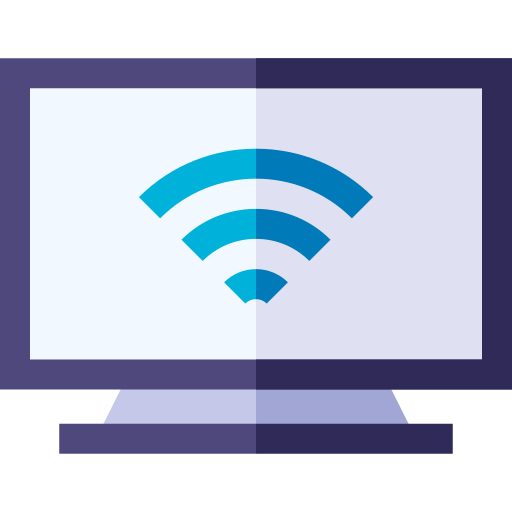 televisión inteligente icono gratis