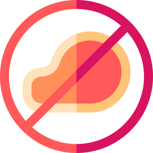 pas de viande Icône gratuit
