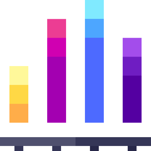 gráfico de barras icono gratis