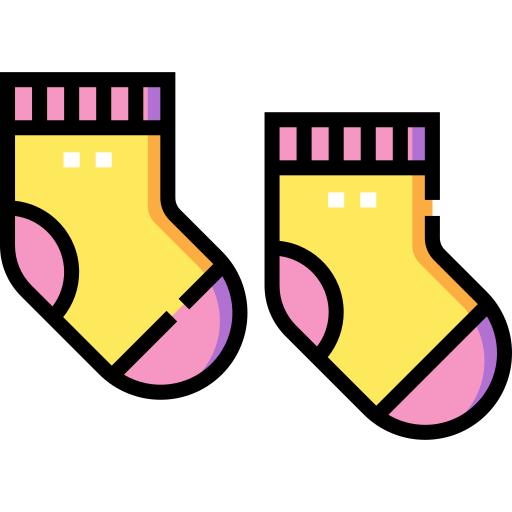 Socks Detailed Straight Lineal color icon