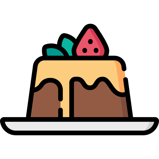 panna cotta Icône gratuit