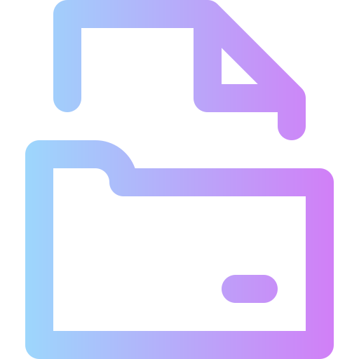 Document Super Basic Rounded Gradient icon