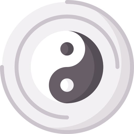 yin yang icono gratis