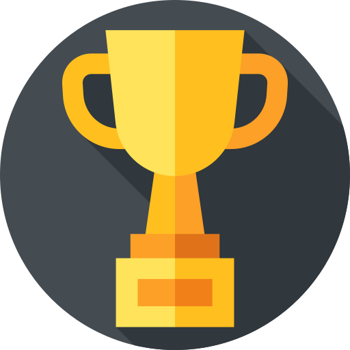 Trophy Flat Circular Flat icon