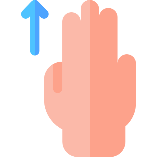 muévase hacia arriba icono gratis