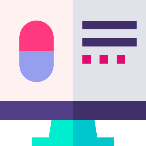 Online pharmacy free icon Online pharmacy free icon