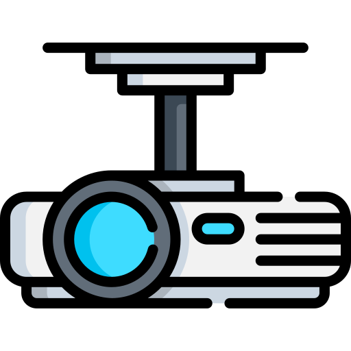 Projection - Free electronics icons