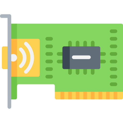 tarjeta lan icono gratis