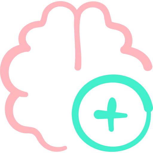 Brain Basic Hand Drawn Color icon