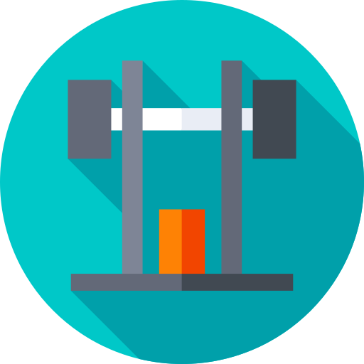 Bench press free icon