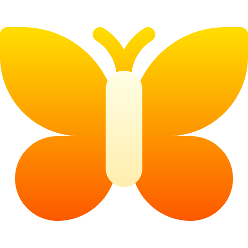 Butterfly Basic Gradient Gradient Icon 7781