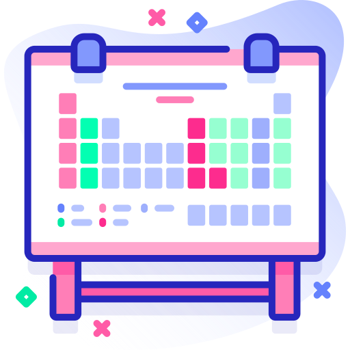 tabla periódica icono gratis