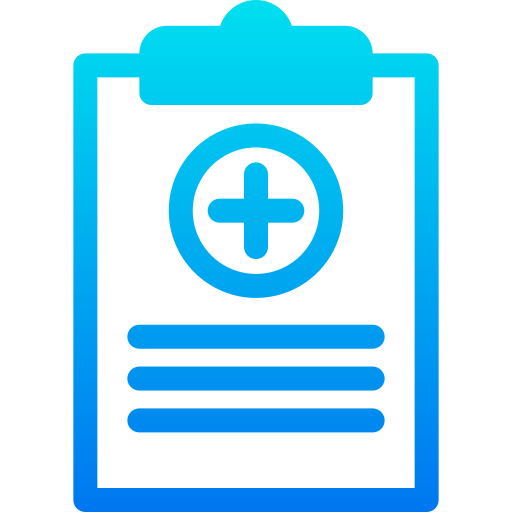 informe médico icono gratis