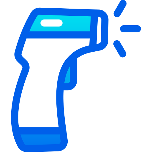 Thermometer gun Generic Lineal Color Gradient icon