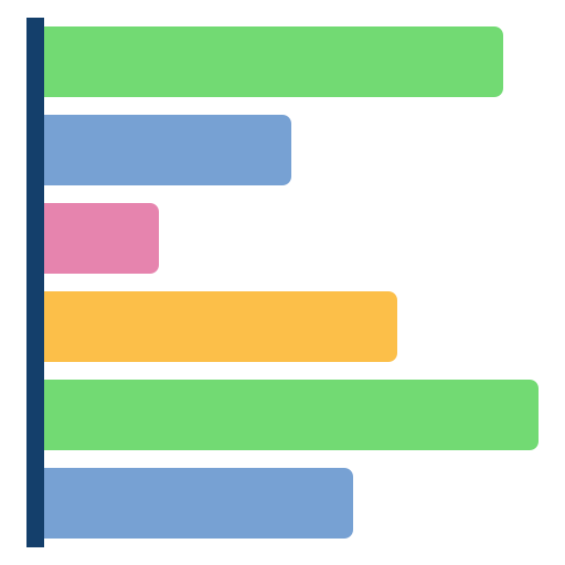 gráfico de barras icono gratis