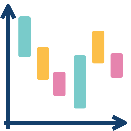 gráfico de gantt icono gratis