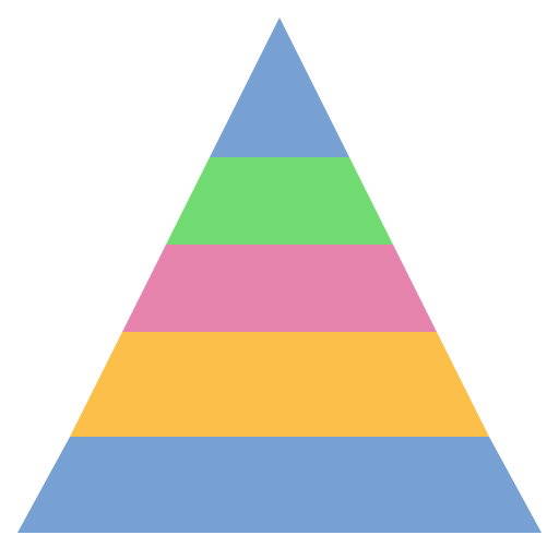 Pyramid chart - Free business and finance icons