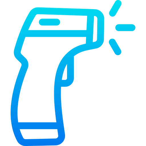 Thermometer gun Generic Gradient icon