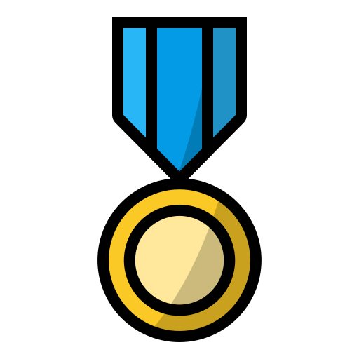 Medal of honor Generic Outline Color icon