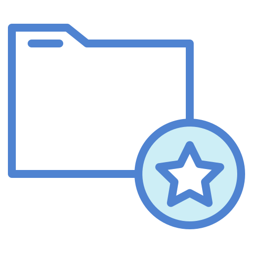 Folder Generic Blue icon