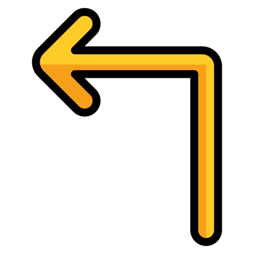 biegen sie links ab kostenlos Icon
