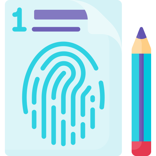 Отпечаток пальца бесплатно иконка