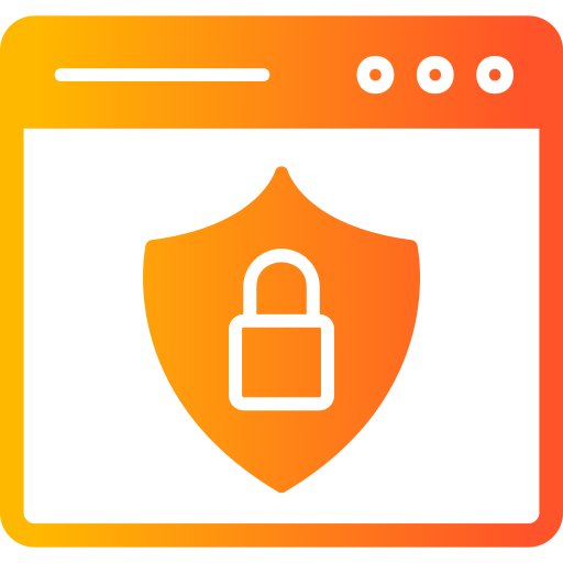 seguridad web icono gratis