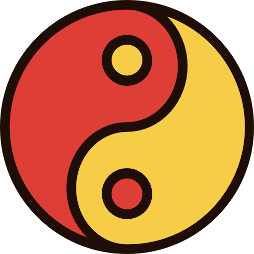 yin yang icono gratis