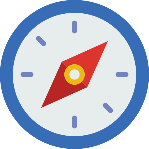 Compass prettycons Flat icon