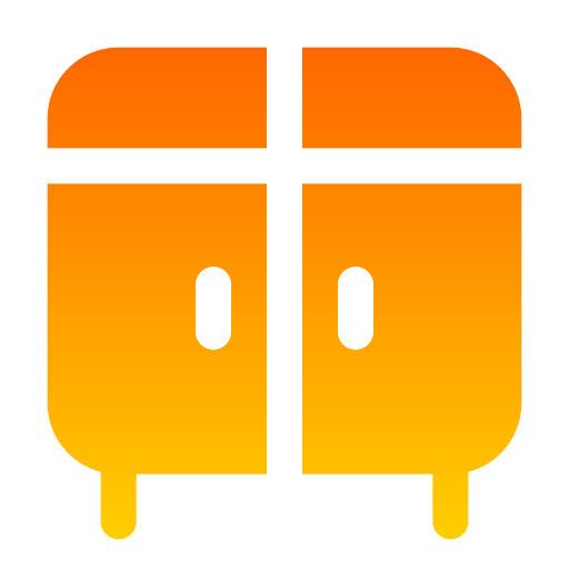 Lockers Generic Flat Gradient Icon