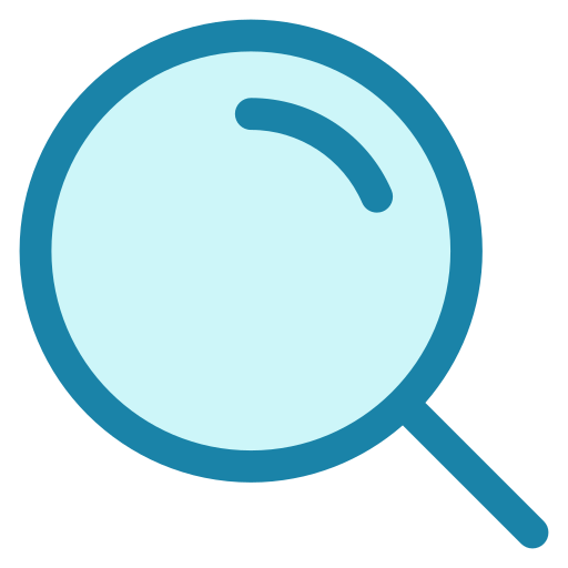 Search Generic Blue icon