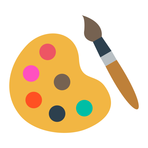 Color palette - free icon