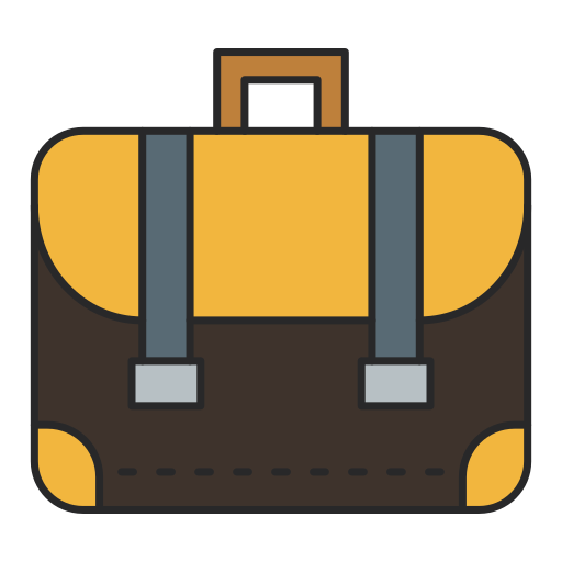 Briefcase Generic Outline Color icon