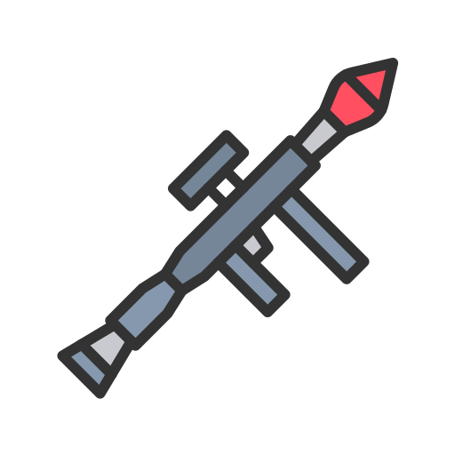 Bazooka Generic Outline Color icon