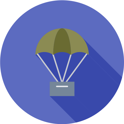 Parachute Generic Flat icon