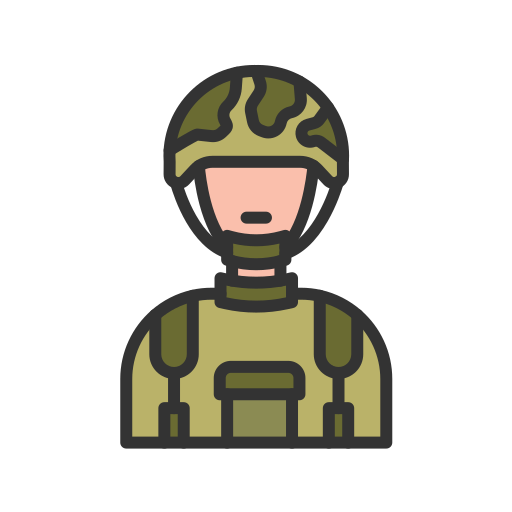 Soldier Generic Outline Color icon