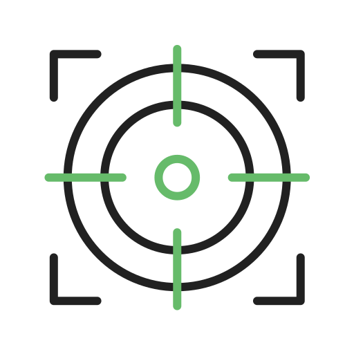 Target Generic Outline Color icon