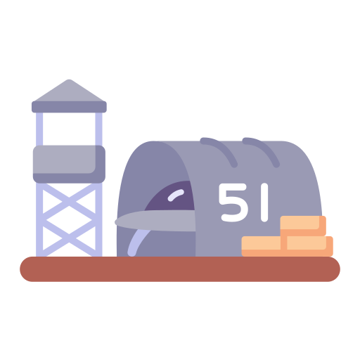 Área 51 icono gratis