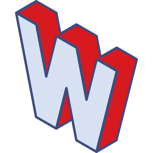 letra w icono gratis