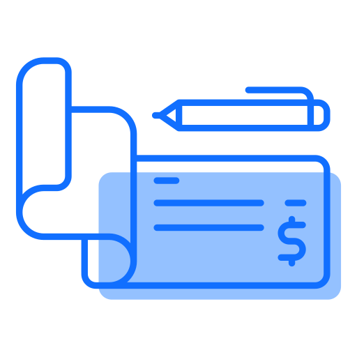 Paycheck Generic Blue icon