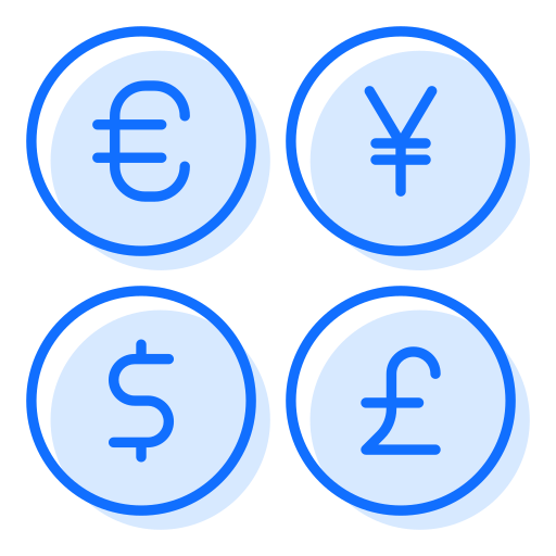 Coins Generic Blue icon