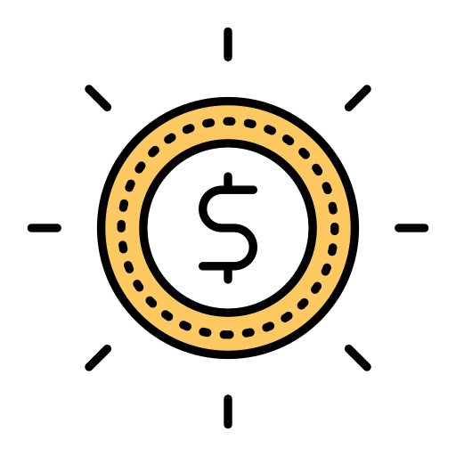 Dollar free icon Dollar free icon
