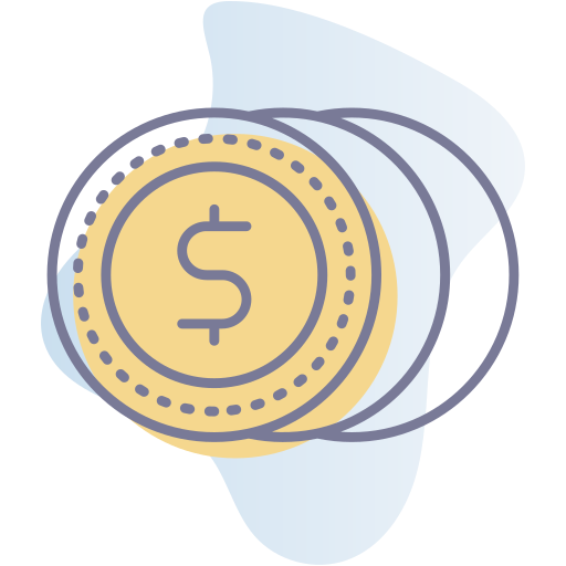 monedas icono gratis