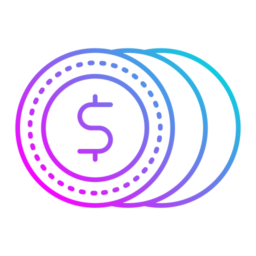 monedas icono gratis