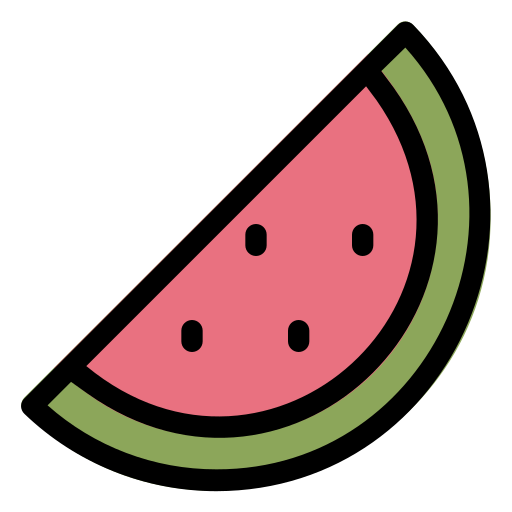 sandía icono gratis