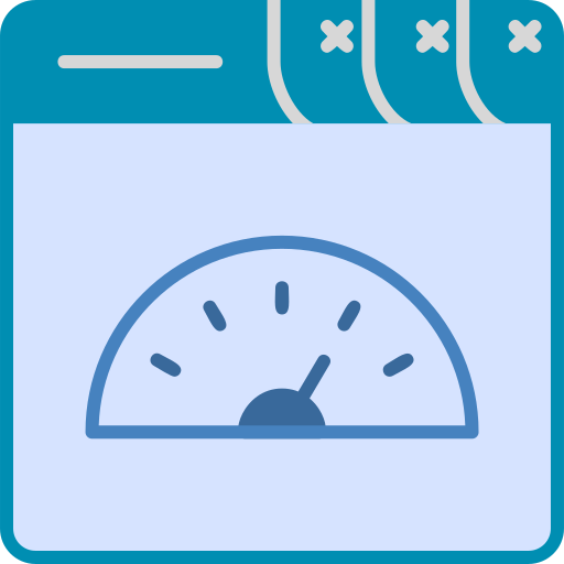 velocidad de página icono gratis