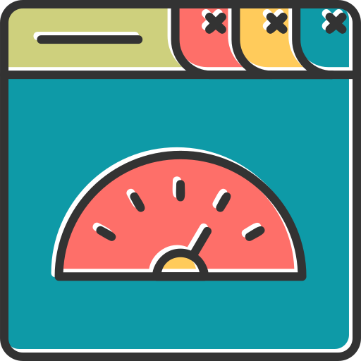 velocidad de página icono gratis