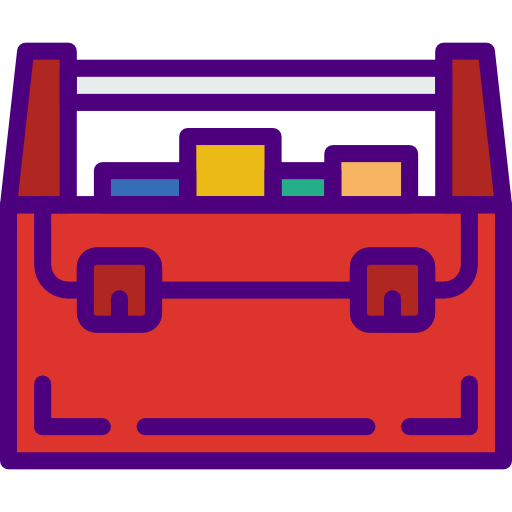 Purple tool box icon - Free purple tool box icons
